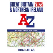 Storbritannien Nordirland A-Z atlas 2025